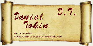 Daniel Tokin vizit kartica